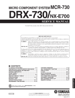 Yamaha DRX-730 - Service Manual 